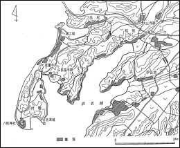 図2：村櫛荘の位置（静岡県史通史編2より）